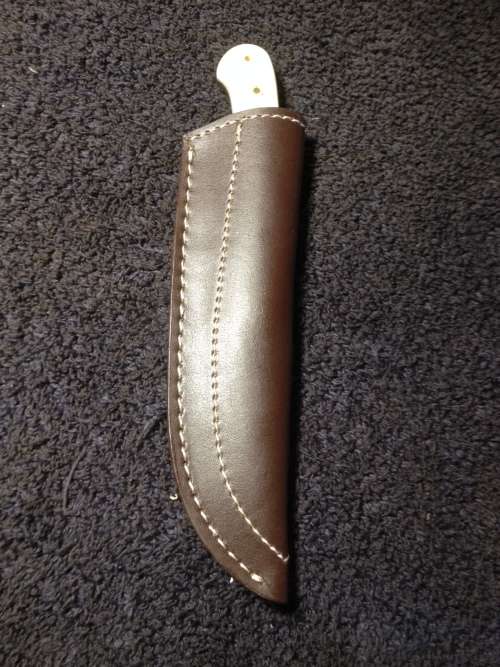 Hand Made Damascus Steel Skinning Knife