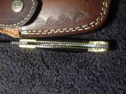 Hand Made Damascus Steel Folding Knife