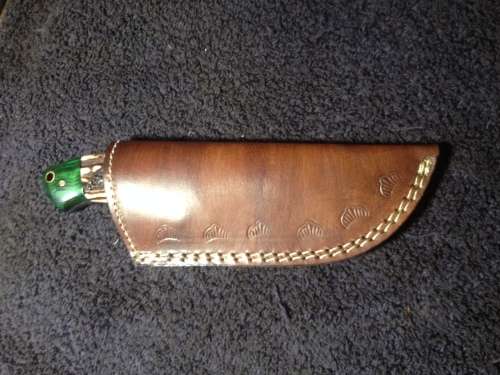 Hand Made Damascus Steel Skinning Knife