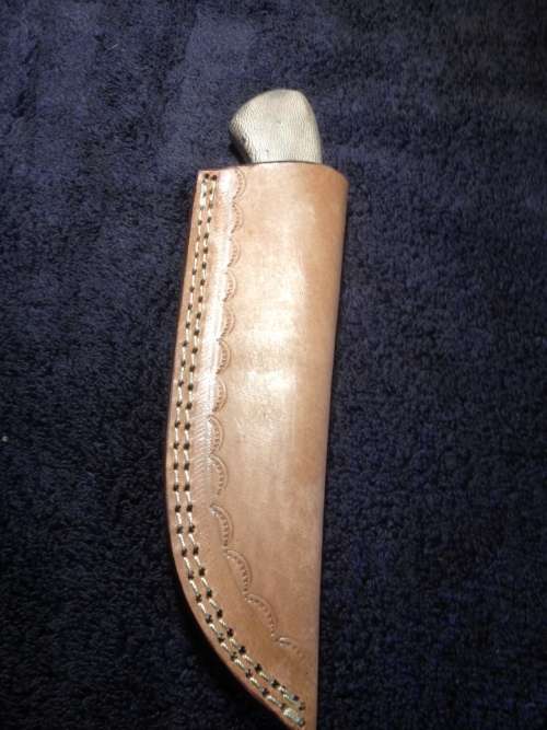 Hand Made Damascus Steel Skinning Knife-NO RESERVE AUCTION !!!