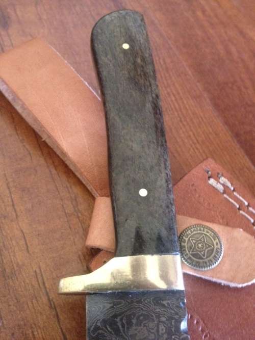 Handmade Damascus Steel Hunting Knife