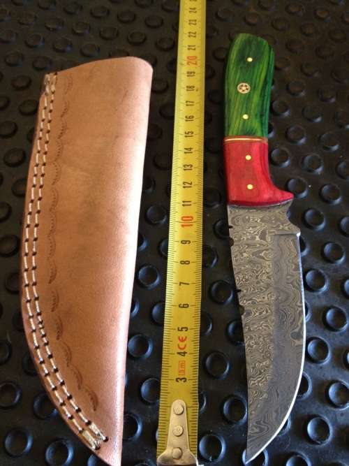 Handmade Damascus Steel Hunting Knife