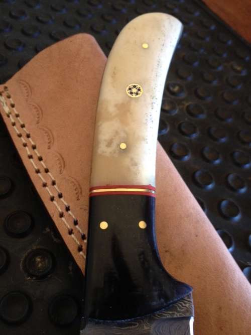 Handmade Damascus Steel Hunting Knife !!!