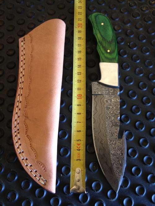 Handmade Damascus Steel Hunting Knife !!!
