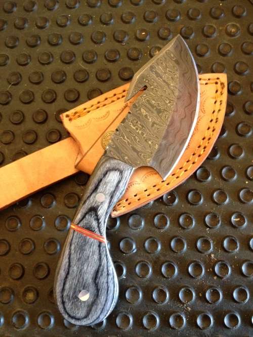 Handmade Damascus Steel Hunting Knife !!!