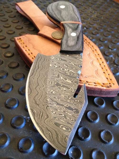 Handmade Damascus Steel Hunting Knife !!!
