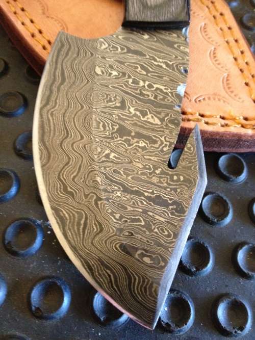Handmade Damascus Steel Hunting Knife !!!
