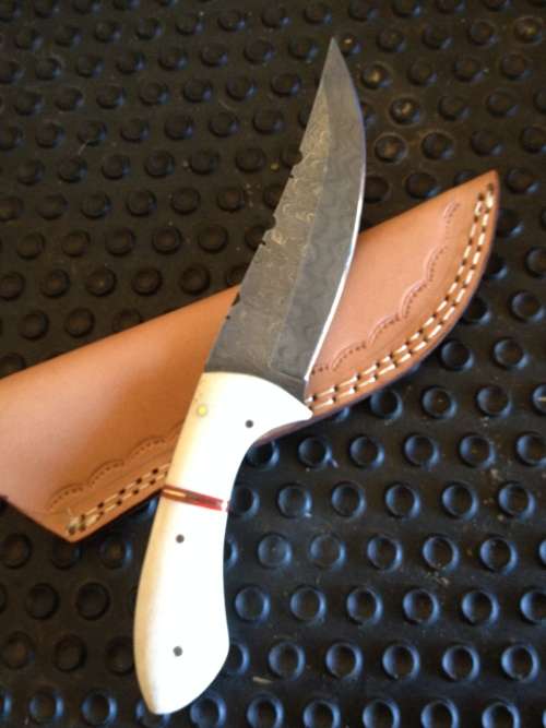 Handmade Damascus Steel Hunting Knife !!!