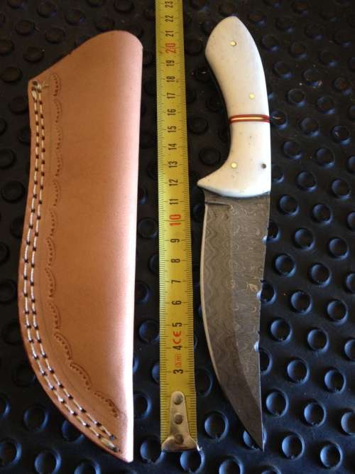Handmade Damascus Steel Hunting Knife !!!