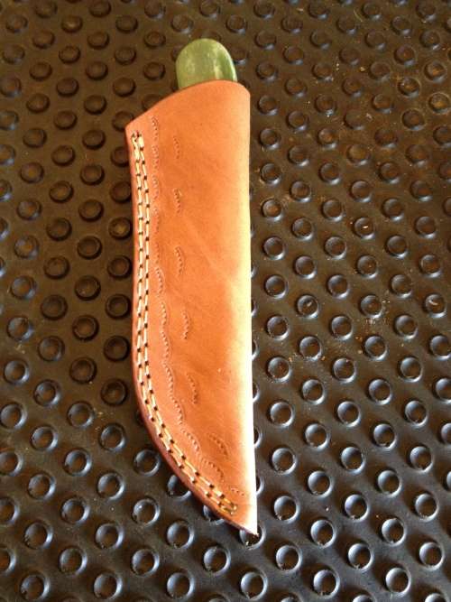 HANDMADE DAMASCUS STEEL HUNTING KNIFE !!!