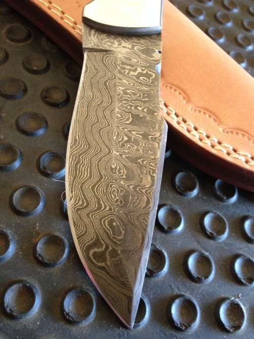 Handmade Damascus Steel Hunting Knife !!!
