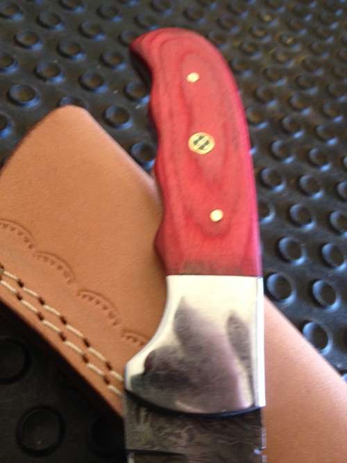 Handmade Damascus Steel Hunting Knife !!!