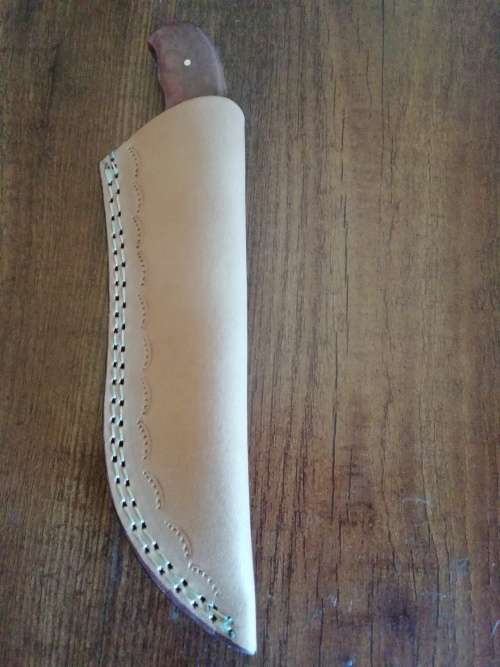 HANDMADE DAMASCUS STEEL HUNTING KNIFE !!!