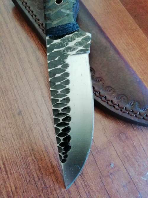 Hand Forged D2 toolsteel hunting knife !!!