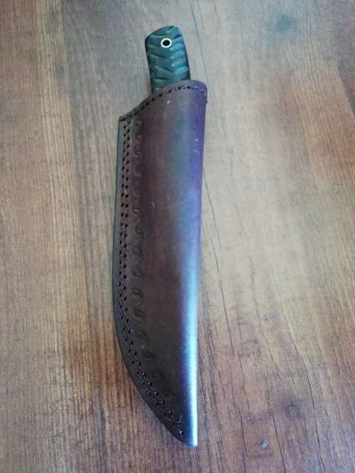 Hand Forged D2 toolsteel hunting knife !!!