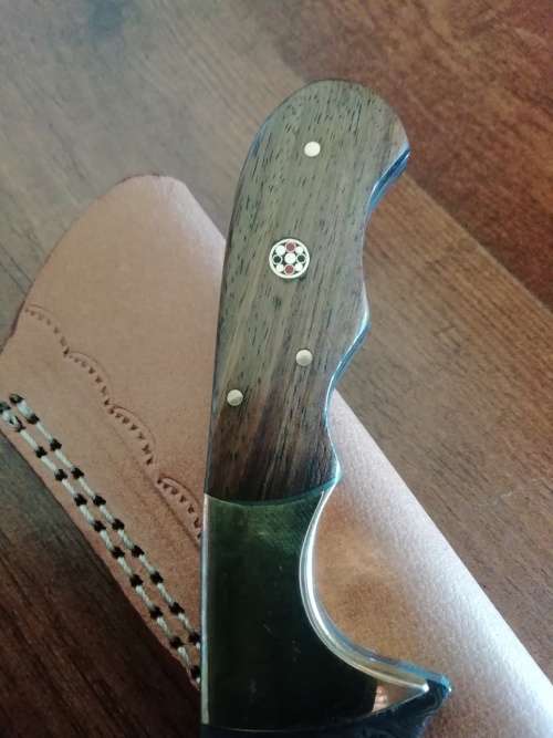 HANDMADE DAMASCUS STEEL HUNTING KNIFE !!!