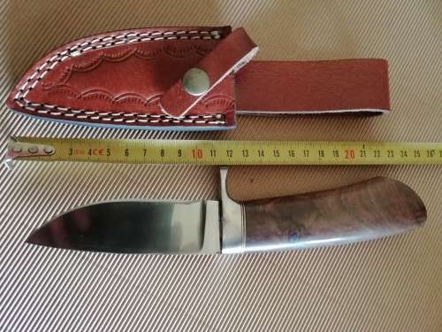 HANDMADE STAINLESS STEEL HUNTING KNIFE !!!