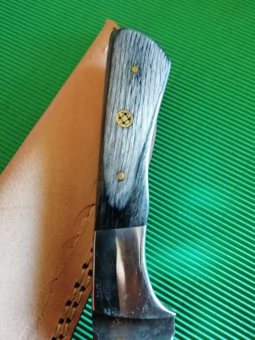 HANDMADE DAMASCUS STEEL HUNTING KNIFE !!!