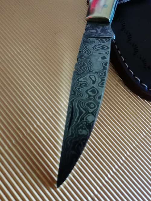 HANDMADE DAMASCUS STEEL FOLDING KNIFE !!!