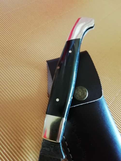 HANDMADE DAMASCUS STEEL FOLDING KNIFE !!!