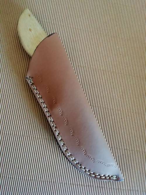 HANDMADE DAMASCUS STEEL HUNTING KNIFE !!!