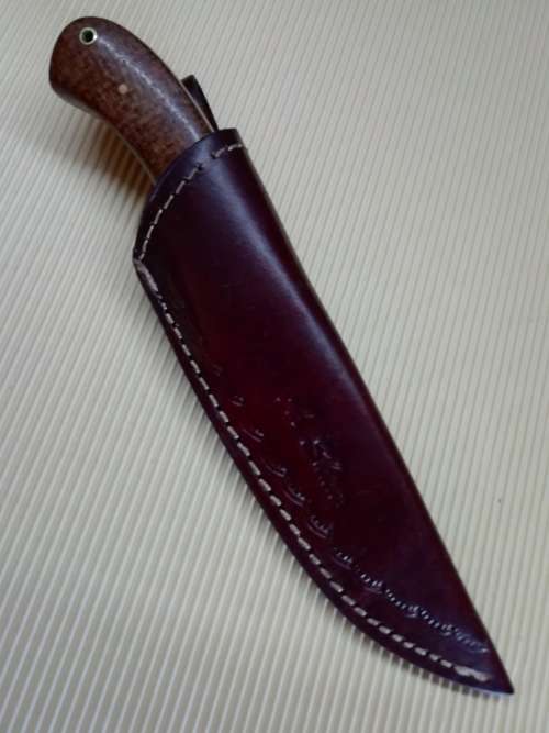 HANDMADE DAMASCUS STEEL HUNTING KNIFE !!!