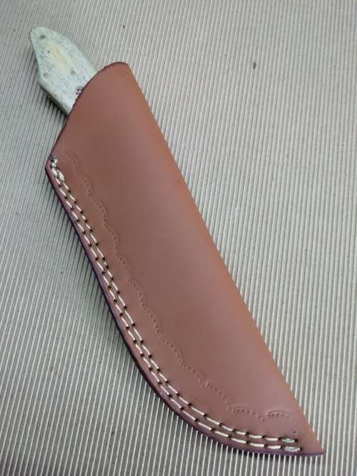 HANDMADE DAMASCUS STEEL HUNTING KNIFE !!!