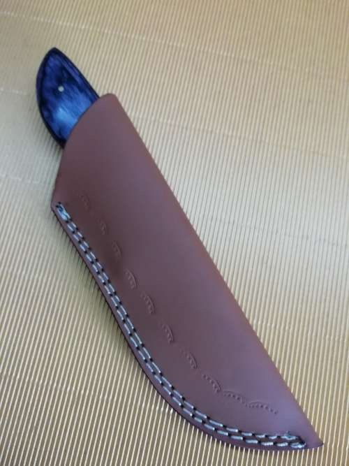 HANDMADE DAMASCUS STEEL HUNTING KNIFE !!!