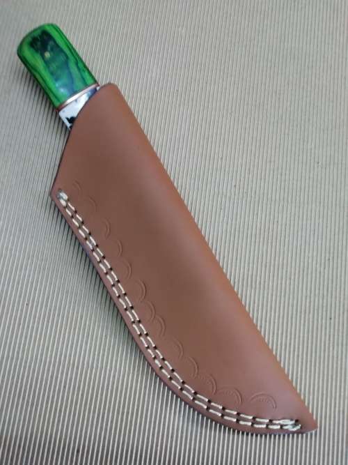 HANDMADE DAMASCUS STEEL HUNTING KNIFE !!!