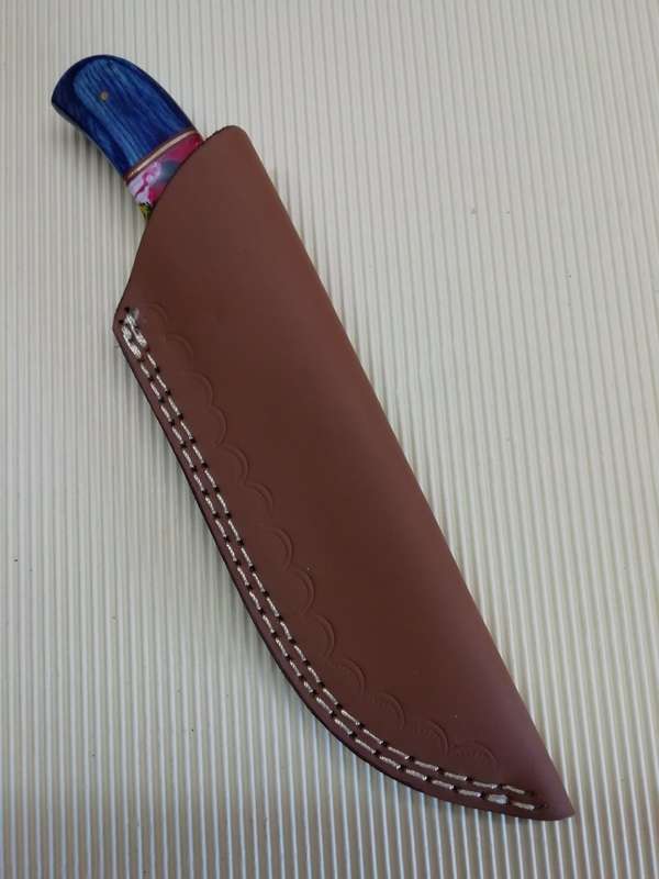 HANDMADE DAMASCUS STEEL HUNTING KNIFE !!!