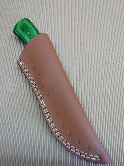 HANDMADE DAMASCUS STEEL HUNTING KNIFE !!!
