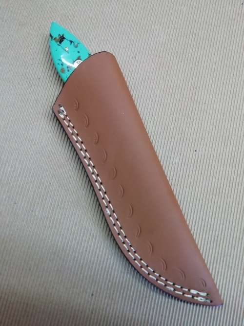 HANDMADE DAMASCUS STEEL HUNTING KNIFE !!!
