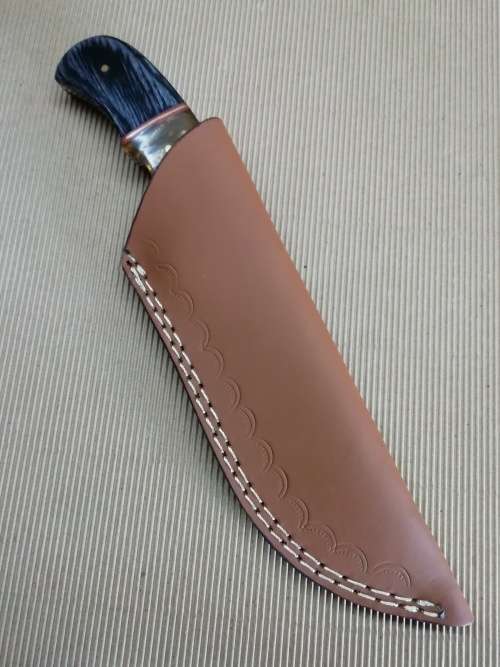HANDMADE DAMASCUS STEEL HUNTING KNIFE !!!