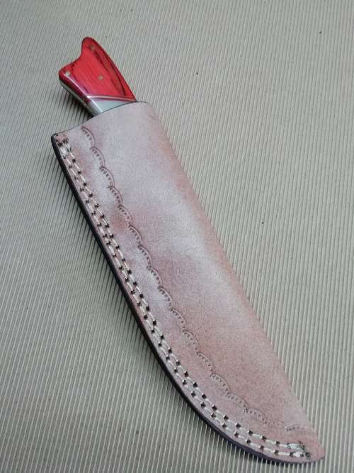HANDMADE DAMASCUS STEEL HUNTING KNIFE !!!
