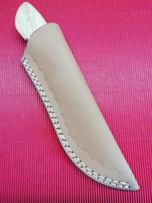 HANDMADE DAMASCUS STEEL HUNTING KNIFE !!!