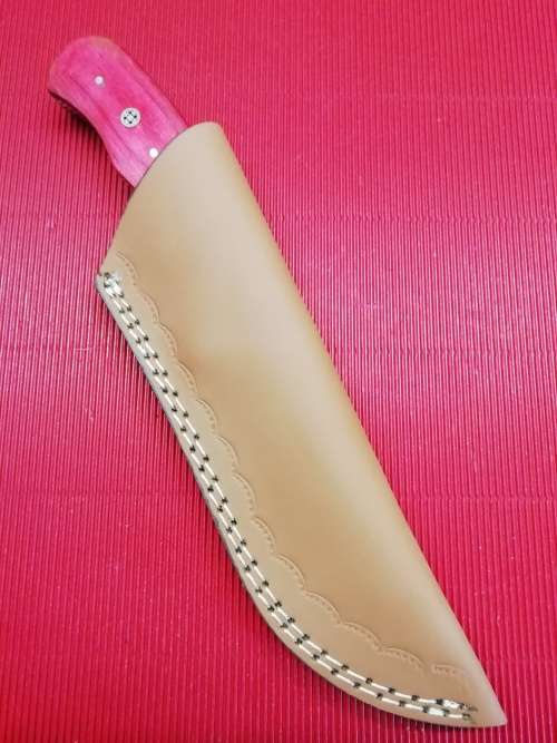 HANDMADE DAMASCUS STEEL HUNTING KNIFE !!!