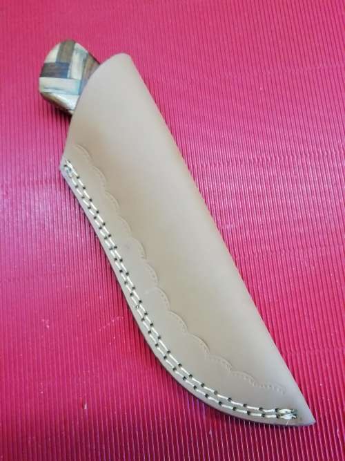 HANDMADE DAMASCUS STEEL HUNTING KNIFE !!!