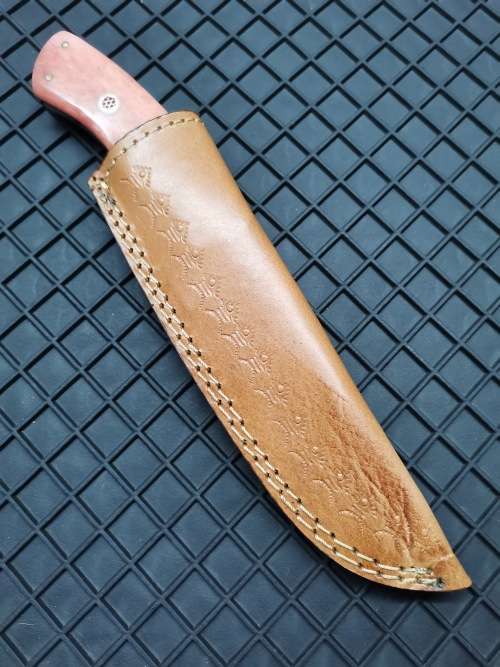 HANDMADE DAMASCUS STEEL HUNTING KNIFE !!!