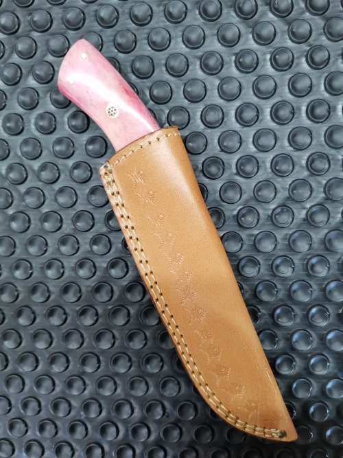 HANDMADE DAMASCUS STEEL HUNTING KNIFE !!!