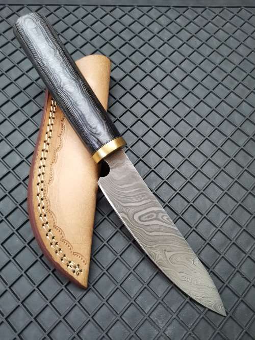 HANDMADE DAMASCUS STEEL KITCHEN KNIFE !!!