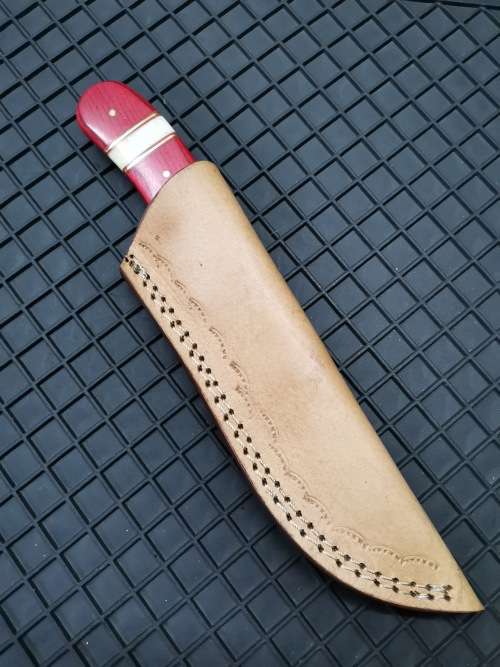 HANDMADE DAMASCUS STEEL HUNTING KNIFE !!!