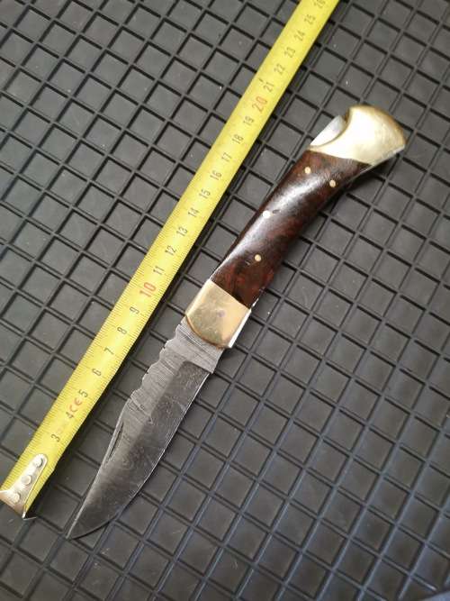 HANDMADE DAMASCUS STEEL FOLDING KNIFE !!!