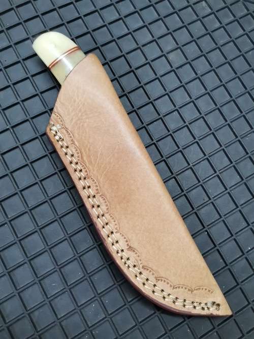 HANDMADE DAMASCUS STEEL HUNTING KNIFE !!!