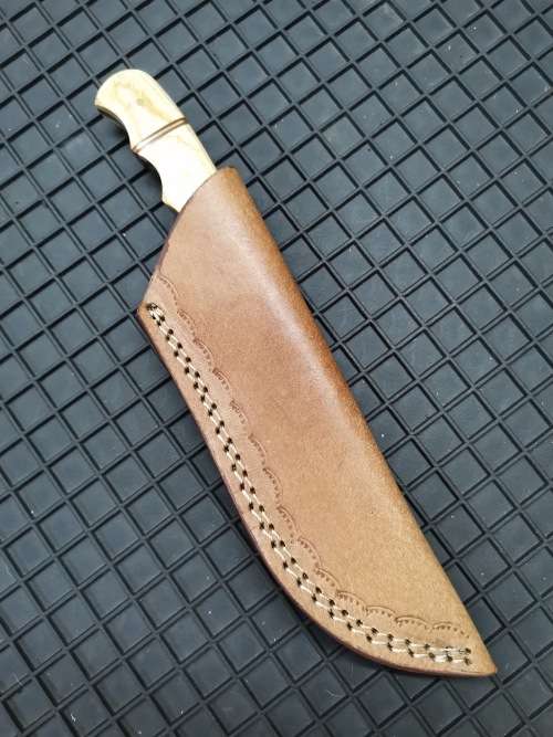 HANDMADE DAMASCUS STEEL HUNTING KNIFE !!!