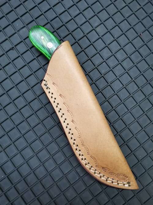 HANDMADE DAMASCUS STEEL HUNTING KNIFE !!!