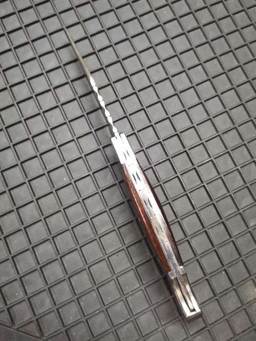 HANDMADE DAMASCUS STEEL FOLDING KNIFE !!!