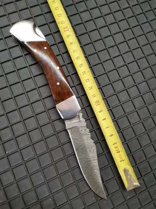 Handmade Damascus Steel Folding Knife