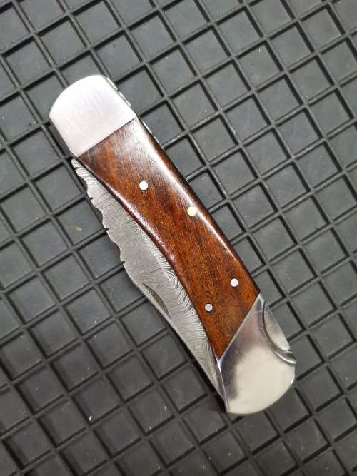 Handmade Damascus Steel Folding Knife