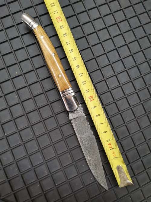 Handmade Damascus Steel Folding Knife