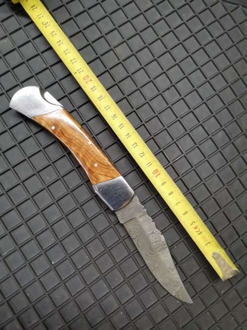Handmade Damascus Steel Folding Knife